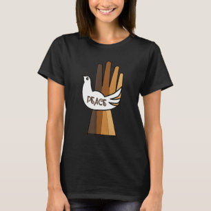 Camiseta Paz Melanina História Negra Mês BLM Africano