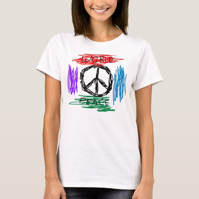 Camiseta paz mundial (Frente)