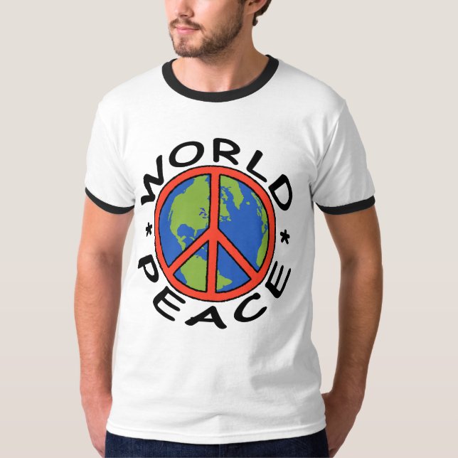 Camiseta Paz mundial (Frente)