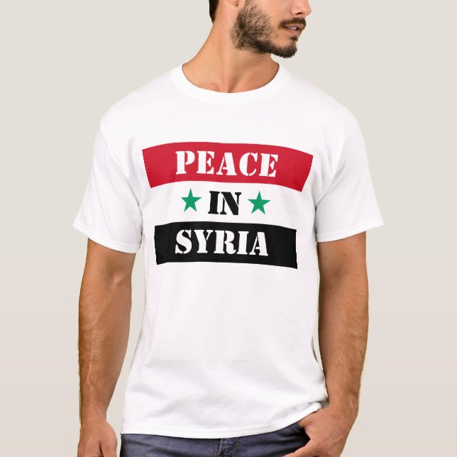 CAMISETA PAZ NA SÍRIA (Frente)