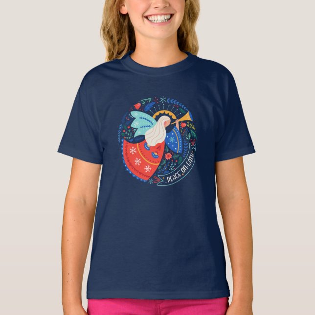 Camiseta Paz na Terra Angel Design (Frente)