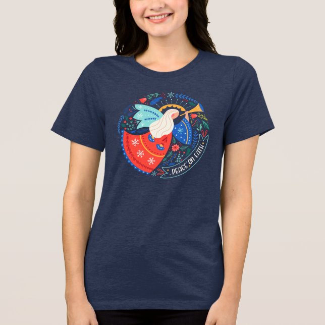 Camiseta Paz na Terra Angel Design (Frente)
