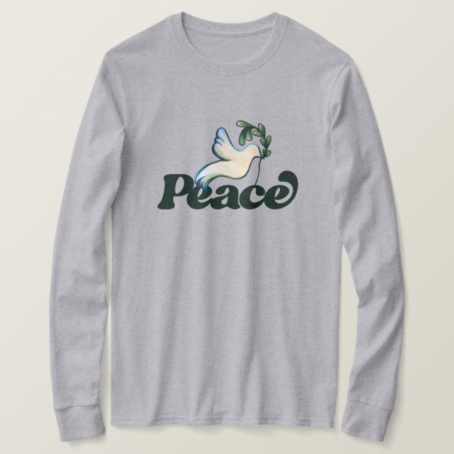 Camiseta Paz na Terra design (Frente do Design)