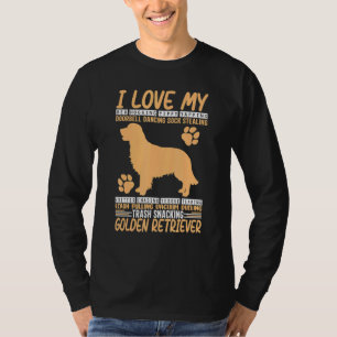 Camiseta Paz Na Terra Ouro Retriever Eu Amo Meu Ouro R