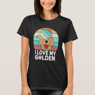 Camiseta Paz Na Terra Ouro Retriever Eu Amo Meu Ouro R