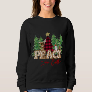 Camiseta Paz na Terra Papais noeis Reindeer Buffalo Xadrez