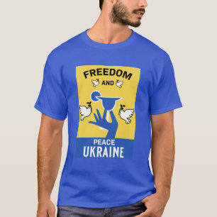 Camiseta Paz Na Ucrânia - Amor E Apoio