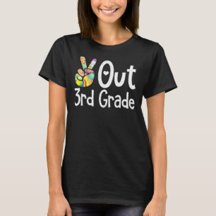 Camiseta Paz no 3º ano do último dia de escola no 3º ano