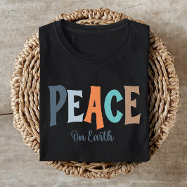 Camiseta Paz No Natal Cristão Da Terra