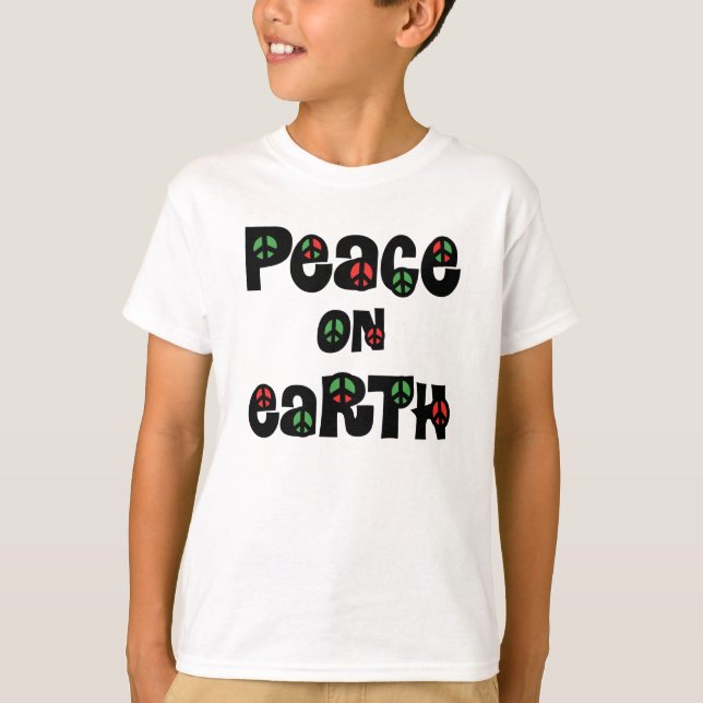 Camiseta Paz No Natal Da Terra (Frente)