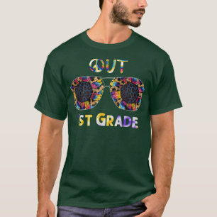 Camiseta paz no primeiro ano da rua feliz no último dia da