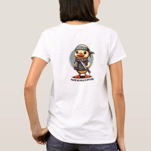 Camiseta Paz Nunca Foi Um Pato Calmo De Opção