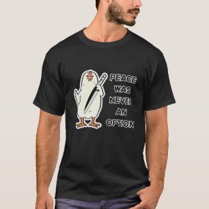 Camiseta Paz nunca foi uma opção - Frango Rebelde