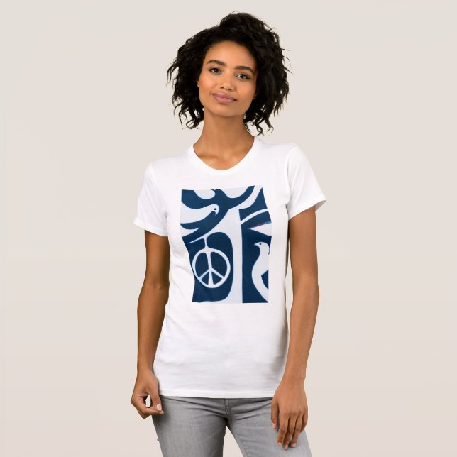 Camiseta Paz para todos (Frente Completa)