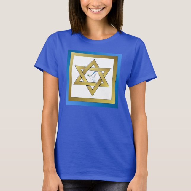 Camiseta Paz Pombo Estrela de Davi (Frente)