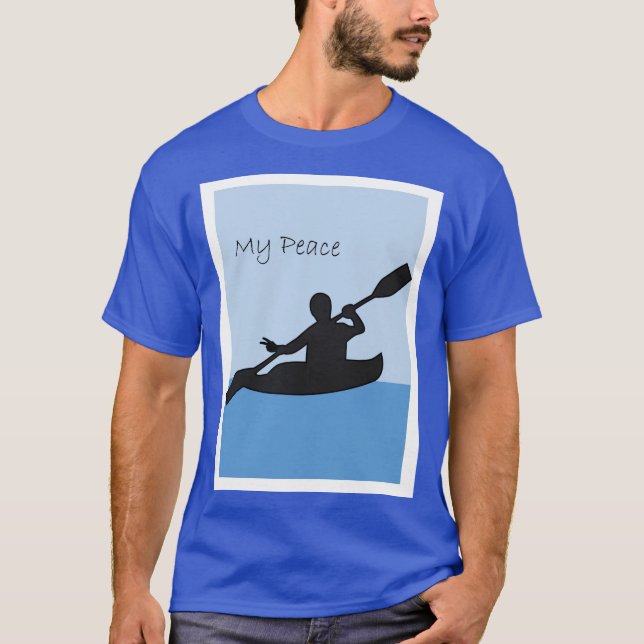 Camiseta Paz que Kayaking (Frente)