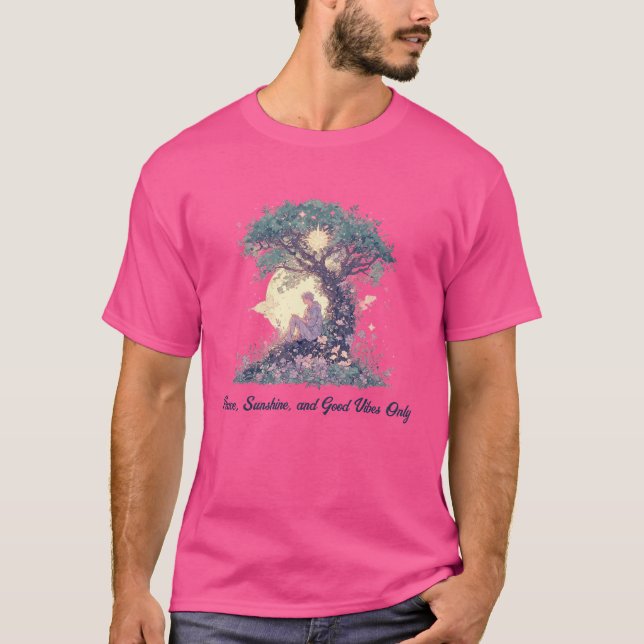 Camiseta Paz, Sol e Bons Víblios (Frente)