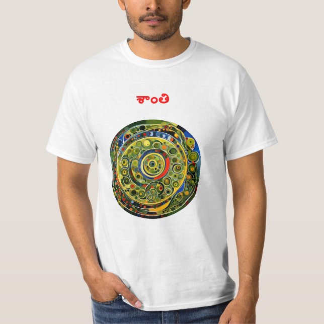 Camiseta Paz - Telugu (Frente)