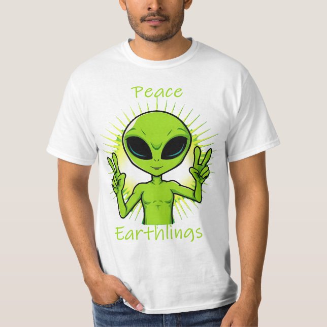 Camiseta Paz terráqueos (Frente)