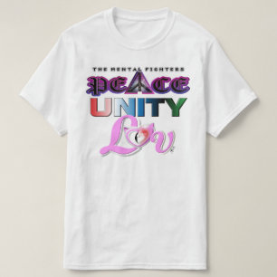 CAMISETA PAZ UNIDADE E AMOR