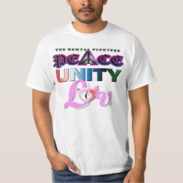 CAMISETA PAZ UNIDADE E AMOR