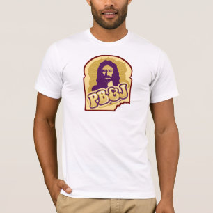 Camiseta PB & J, manteiga de amendoim e Jesus