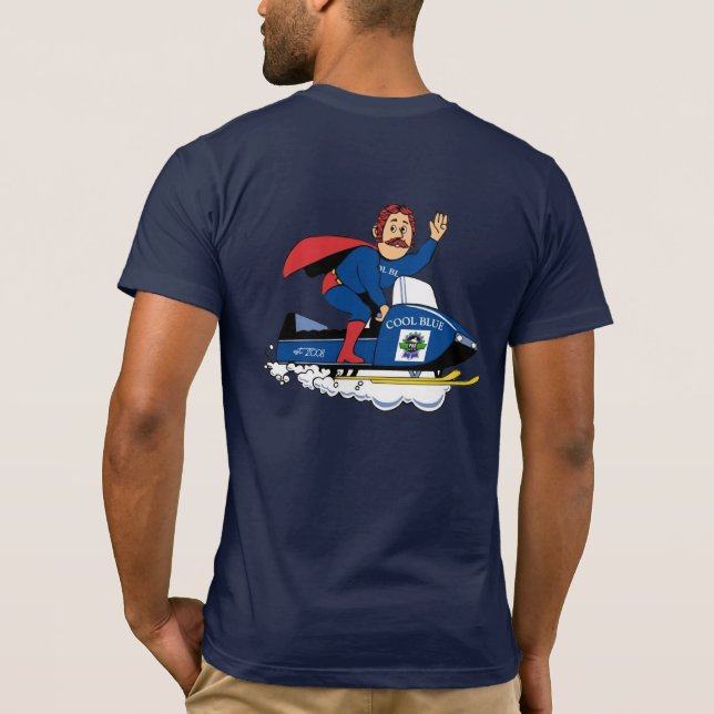 Camiseta PBR Snowmbile Guy TEAM (Verso)