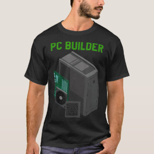 Camiseta PC Builder Tecnologia de informação para computado