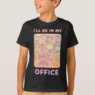 Camiseta Pc Gamer Estarei No Meu Escritório Fã De Hardware