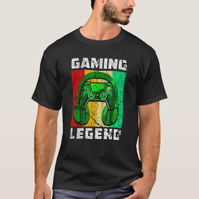 Camiseta Pc Legenda De Jogos Filho Irmão Videos games Teen  (Frente)