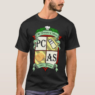 Camiseta PCAS - design de escudo
