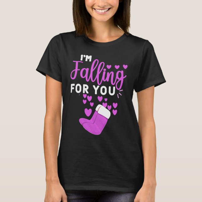 Camiseta PCT CNA Nurse I'm Falling for You Happy Valentines (Frente)