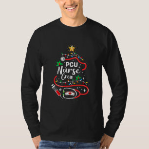 Camiseta PCU Enfermeira Tripulação Natal Unidade de Cuida