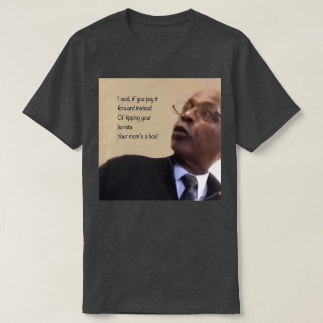 Camiseta PDV Você é uma barista (Frente do Design)