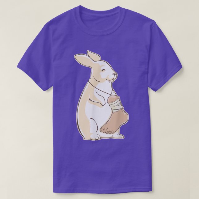 Camiseta Pé de Coelhos Sortudos, sorte, sorte  (Frente do Design)