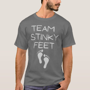 Camiseta Pé Fedorento Funnyeam Pé Descalço Pegada Pé