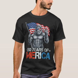 Camiseta Pé Grande 250 Anos de Merica Rock Bandeira America