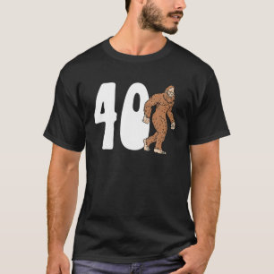 Camiseta Pé Grande 40º Quarenta Aniversário Sasquatch 40
