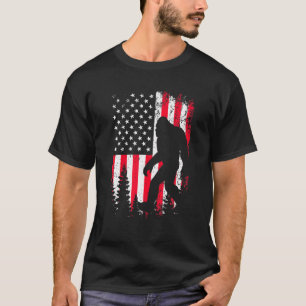Camiseta Pé Grande 4 De Julho Bandeira Americana