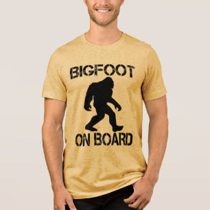 Camiseta Pé grande a bordo Pé grande engraçado