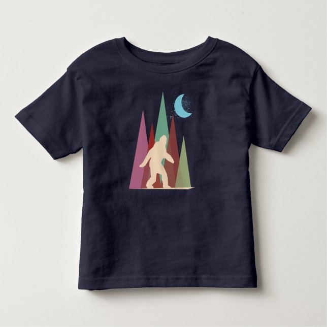 Camiseta pé grande abstrato (Frente)
