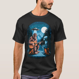 Camiseta Pé Grande Alien Espaçonave Pé Grande Sasquatch Eng