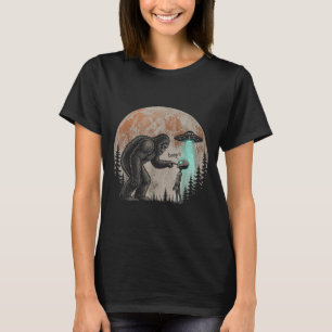 Camiseta Pé grande alienígena engraçado buop ufo sasquatch
