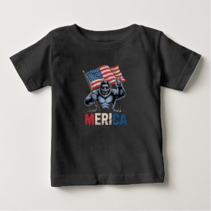 Camiseta Pé Grande América Rocha Bandeira Americana Patriót