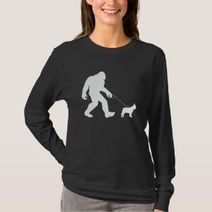 Camiseta Pé Grande Caminhando Bulldog Francês