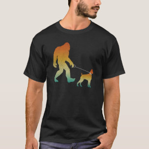 Camiseta Pé Grande Caminhando Cão-De-Pé Engraçado Engraçado