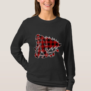 Camiseta Pé Grande Carregando Árvore de Natal Crença