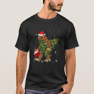 Camiseta Pé Grande Carregando Árvore de Natal Crença