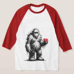 Camiseta Pé Grande com um Coração