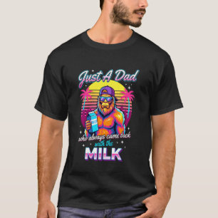 Camiseta Pé Grande dos Anos 80 Apenas Um Pai Que Sempre Vol